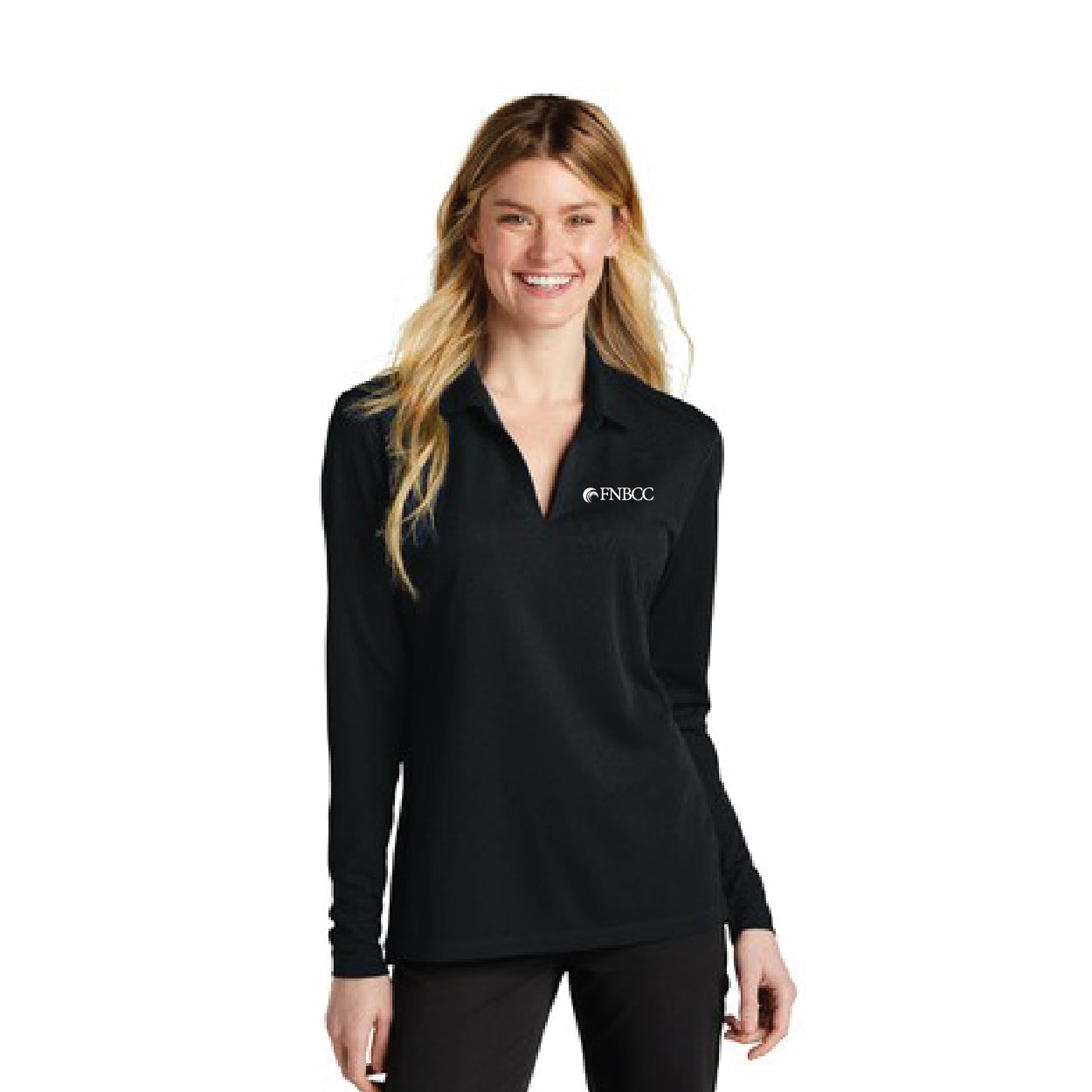 Nike Ladies'  Dri-FIT Micro Pique 2.0 Long Sleeve Polo - ON DEMAND